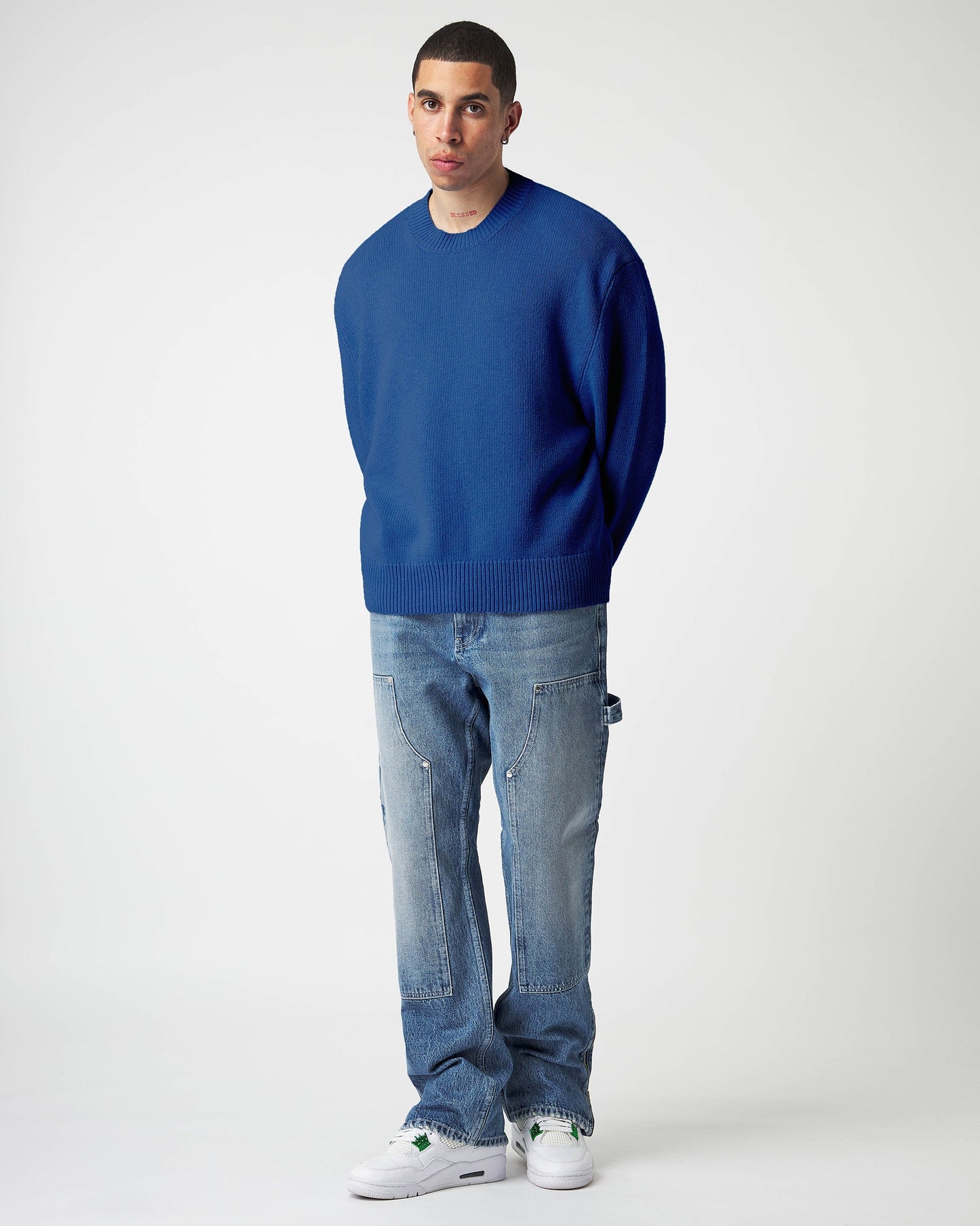 Royal Blue Knit Sweater