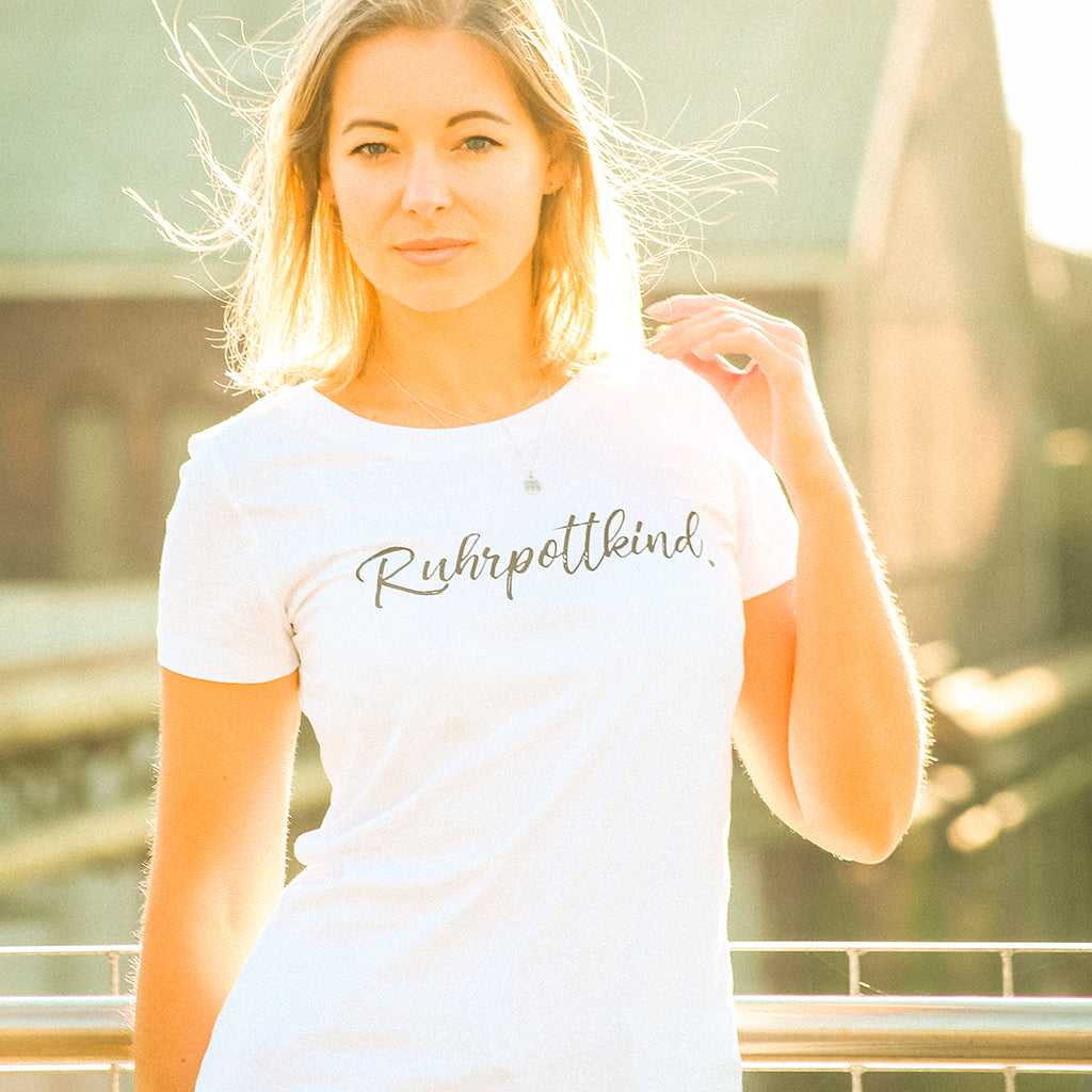 "Ruhrpottkind" Shirt Mädels weiß